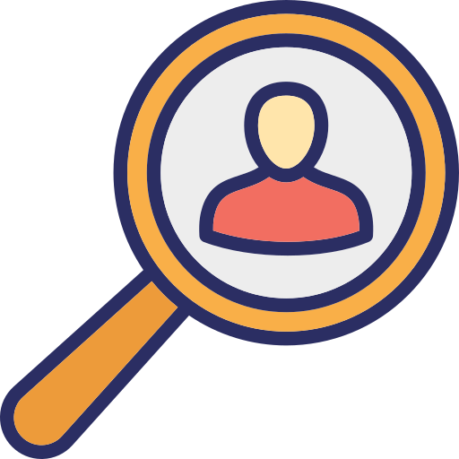 Search person Generic color lineal-color icon