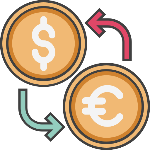 Currency exchange Generic color lineal-color icon