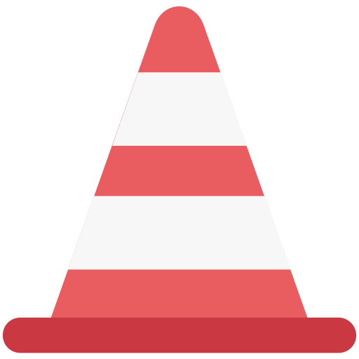 Traffic cone pin Generic Others icon