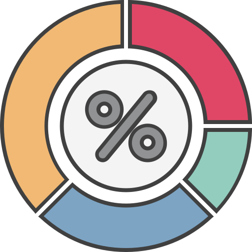 Chart Generic color lineal-color icon