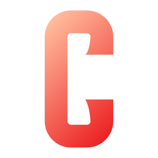 buchstabe c Generic gradient fill icon