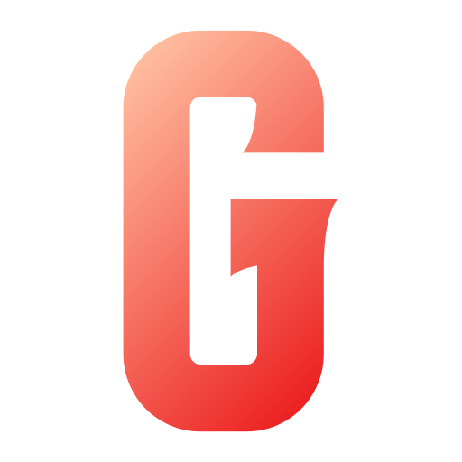 문자 g Generic gradient fill icon