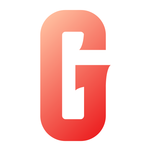 buchstabe g Generic gradient fill icon