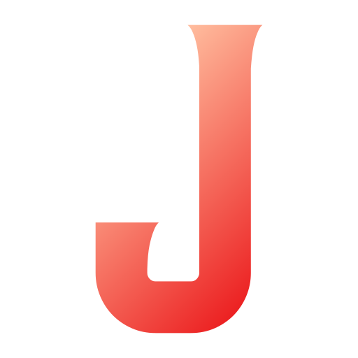 list j Generic gradient fill ikona