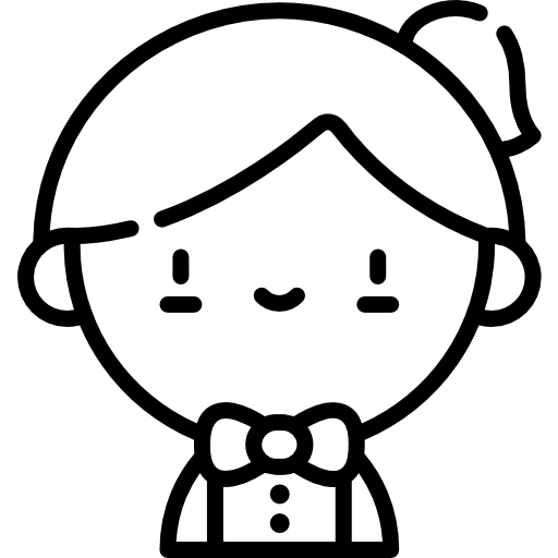 kellnerin Kawaii Lineal icon