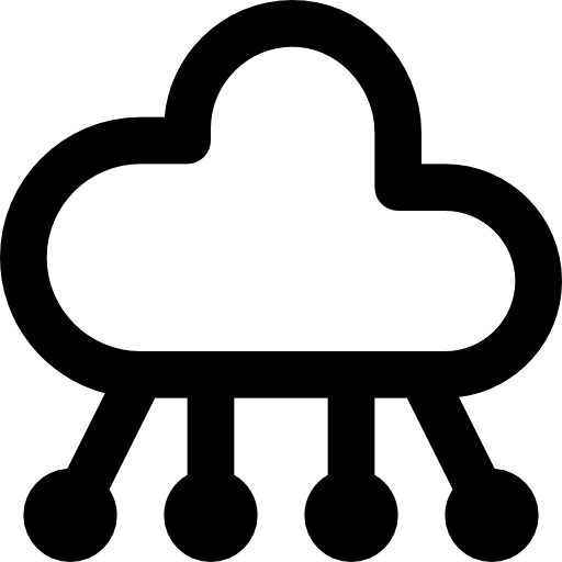 Облачная сеть bqlqn Lineal иконка