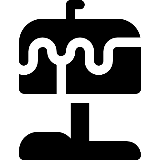 postbus Basic Rounded Filled icoon