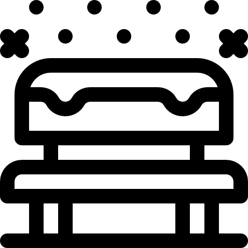 panca Basic Rounded Lineal icona