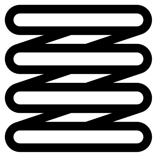 souplesse Basic Straight Lineal Icône