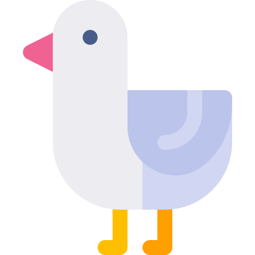 duif Basic Rounded Flat icoon