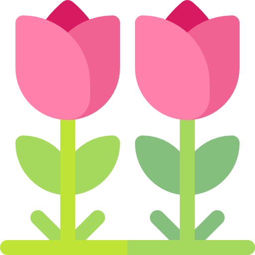 tulipany Basic Rounded Flat ikona