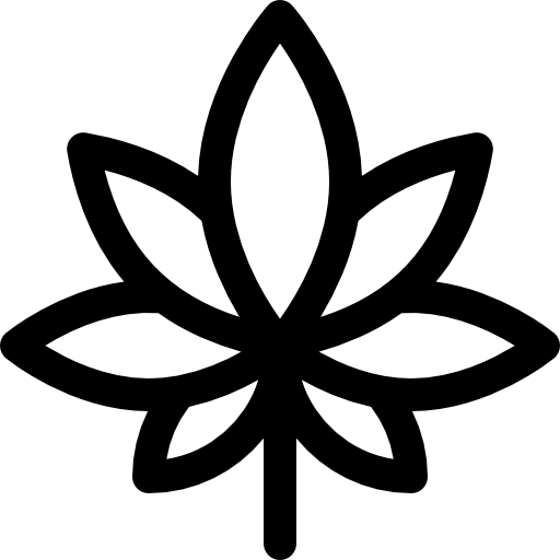 konopie indyjskie Basic Rounded Lineal ikona