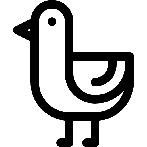 비둘기 Basic Rounded Lineal icon