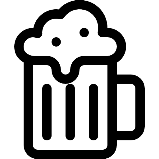 piwo Basic Rounded Lineal ikona