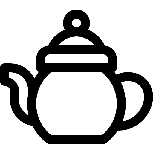 tetera Basic Rounded Lineal icono