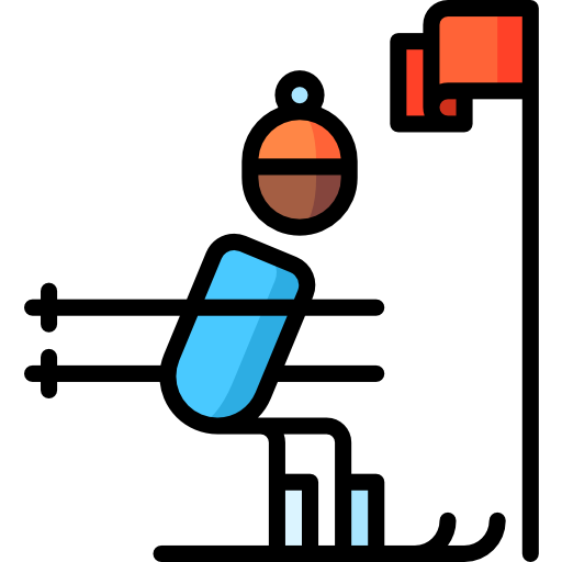 slalom Puppet Characters Lineal Color icon