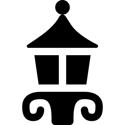 가로등 Basic Rounded Filled icon