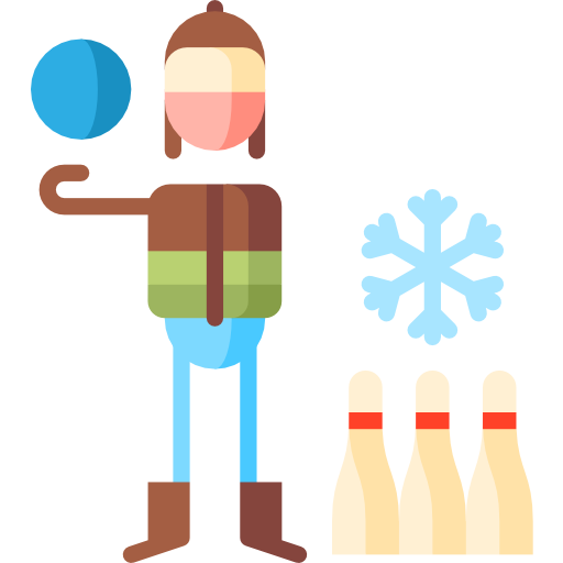 bowling Puppet Characters Flat icon