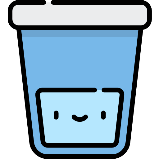 Cup Kawaii Lineal color icon