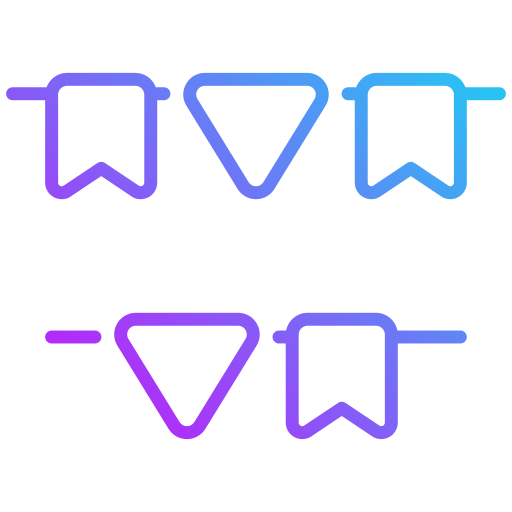 Garland Generic gradient outline icon