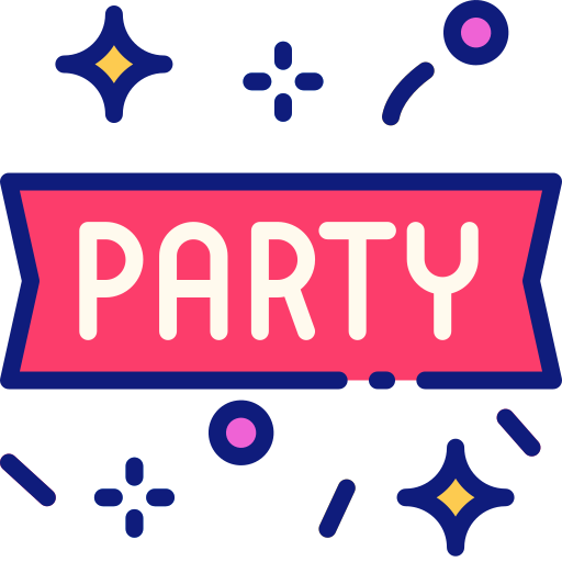 Party Generic color lineal-color icon