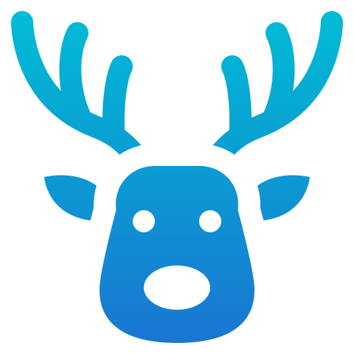 Reindeer Generic gradient fill icon