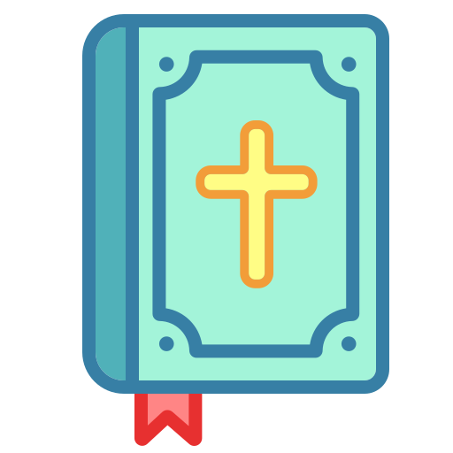 聖書 Generic color lineal-color icon