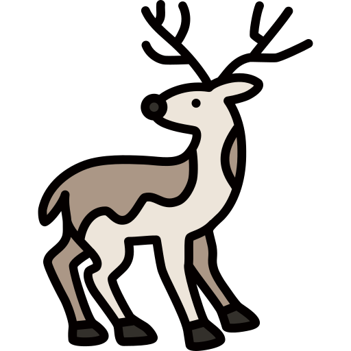 Северный олень Generic color lineal-color иконка