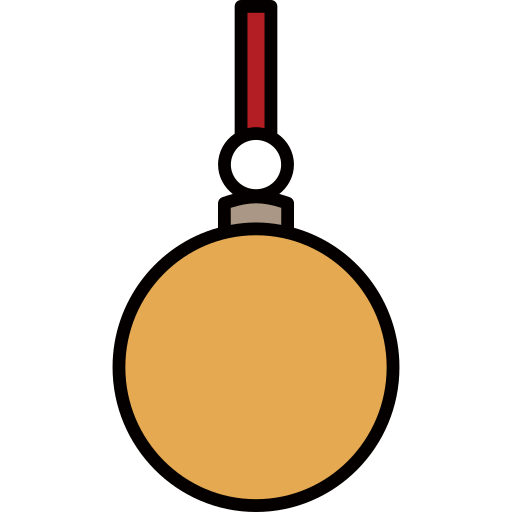 bombka świąteczna Generic color lineal-color ikona