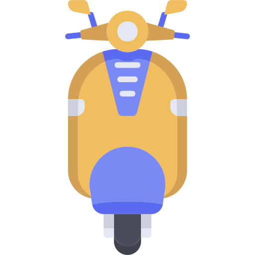 motorfiets Generic color fill icoon
