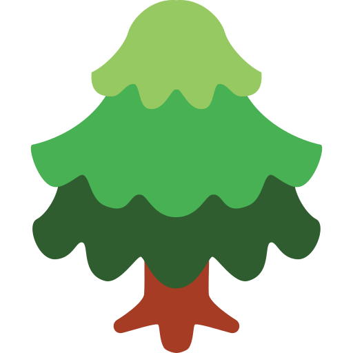albero di natale Generic color fill icona