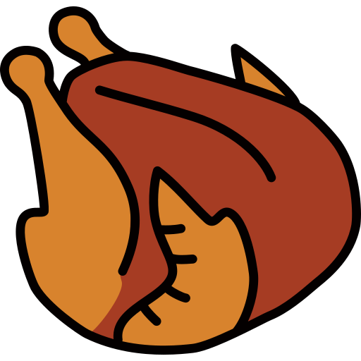 Roast chicken Generic color lineal-color icon