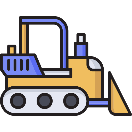 Bulldozer Generic color lineal-color icon