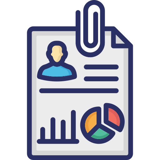 Resume Generic color lineal-color icon