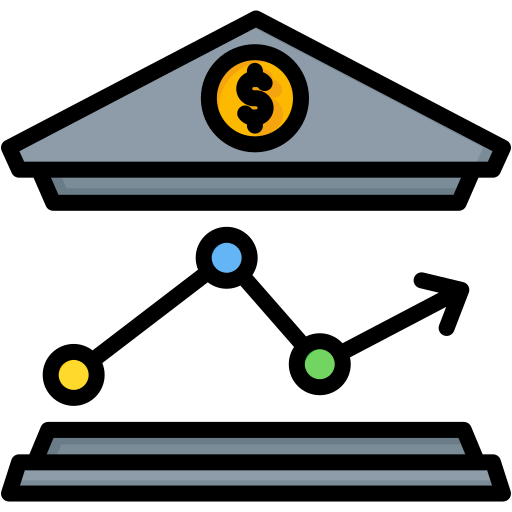 aktienmarkt Generic color lineal-color icon