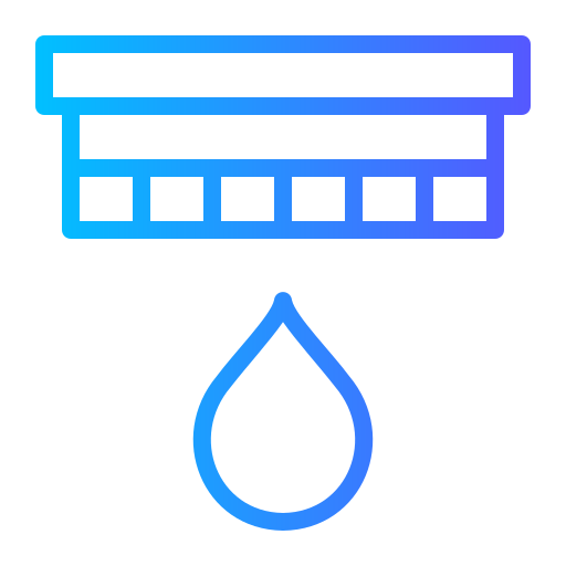 Drip irrigation Generic gradient outline icon