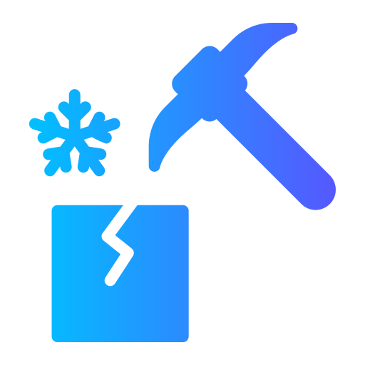 Ice breaker Generic gradient fill icon