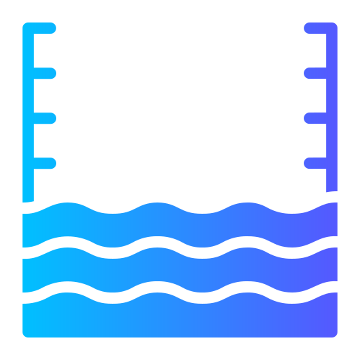 niveau d'eau Generic gradient fill Icône