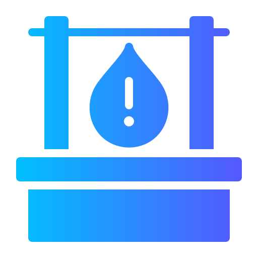 Water shortage Generic gradient fill icon