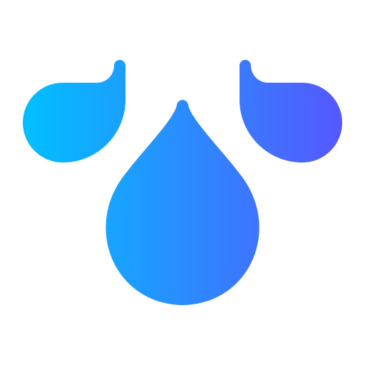 Water splash Generic gradient fill icon