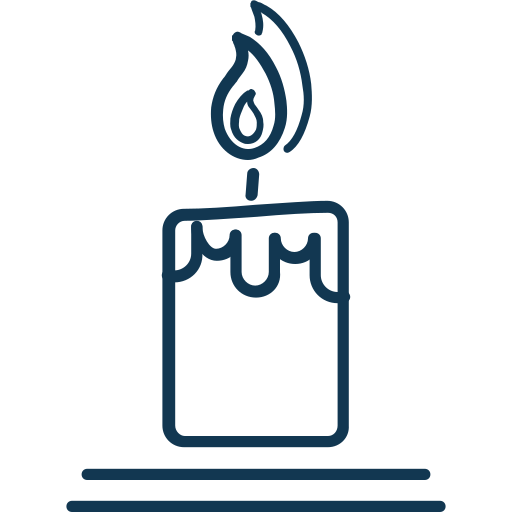 Spa candle Generic outline icon