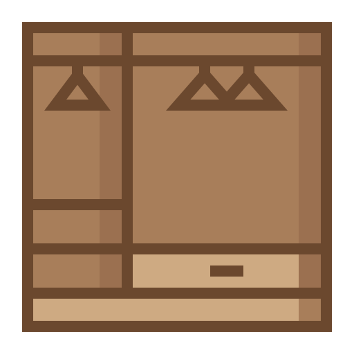 Closet Generic color lineal-color icon