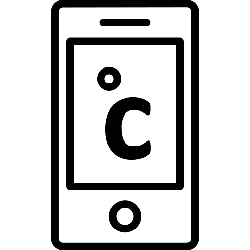 centígrado Generic outline icono