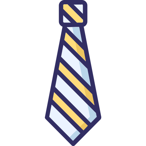 gravata Generic color lineal-color Ícone