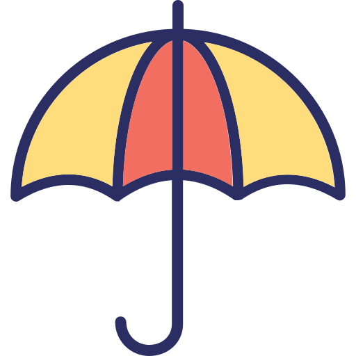 sombrilla Generic color lineal-color icono