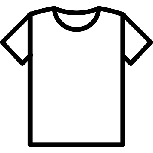 podkoszulek Generic outline ikona