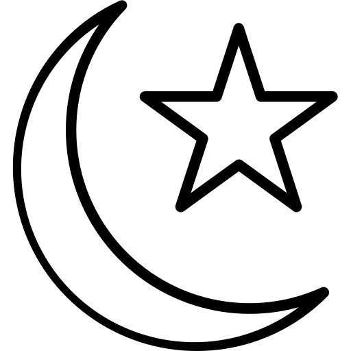 półksiężyc Generic outline ikona