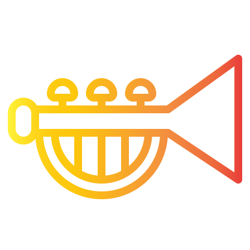 Trumpet Generic gradient outline icon