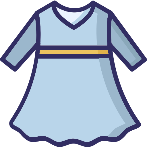 sukienka dziewczęca Generic color lineal-color ikona