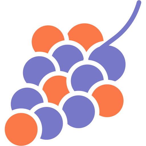 Виноград Generic color fill иконка